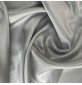 Crepe Satin Fabric Silver3