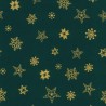 100% Cotton Poplin Christmas Prints Green 0524