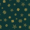 100% Cotton Poplin Christmas Prints Green 0524