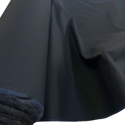 Waterproof Waxed Cotton Fabric To Clear Navy1