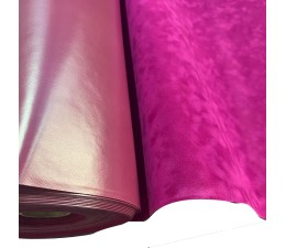 Pvc Backed Faux Suede Fabric to Clear
