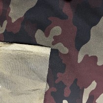 Clearance Waterproof Dry Wax Fabric Red Camo3