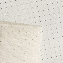 Perforated Leatherette Fabric Ivory3