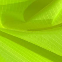 Ripstop Tear Resistant Polyester Fabric Fluorescent Lime2