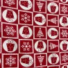 Cotton Christmas Prints Christmas Gifts Red 3