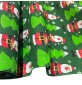 Cotton Christmas Prints Santa Green 1