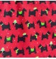 Cotton Christmas Prints small Dogs Red3