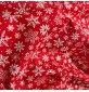 Cotton Christmas PrintsRed Snowflakes2