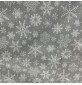 Cotton Christmas Prints Grey Snowflakes  3