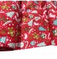 Cotton Christmas Prints Canes and Christmas Tree Red1