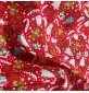 Cotton Christmas Prints Canes and Christmas Tree Red2
