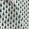 Cotton Christmas Prints Green Trees2