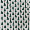 Cotton Christmas Prints Green Trees3