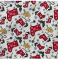 Cotton Christmas Prints Stockings and Canes 3