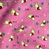 Printed Polycotton Designs Pooh Pink3