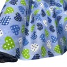 Printed Polycotton Designs Blue Hearts 1