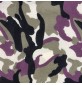Cotton Drill Camouflage Prints Plum3