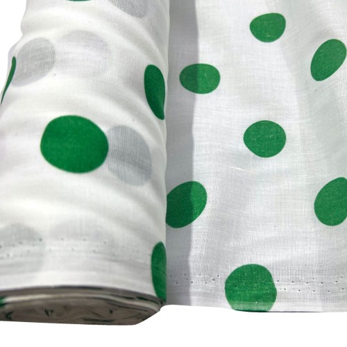 Polycotton Polka Dots 