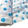 Polycotton Drill Polka Dots Light Blue1