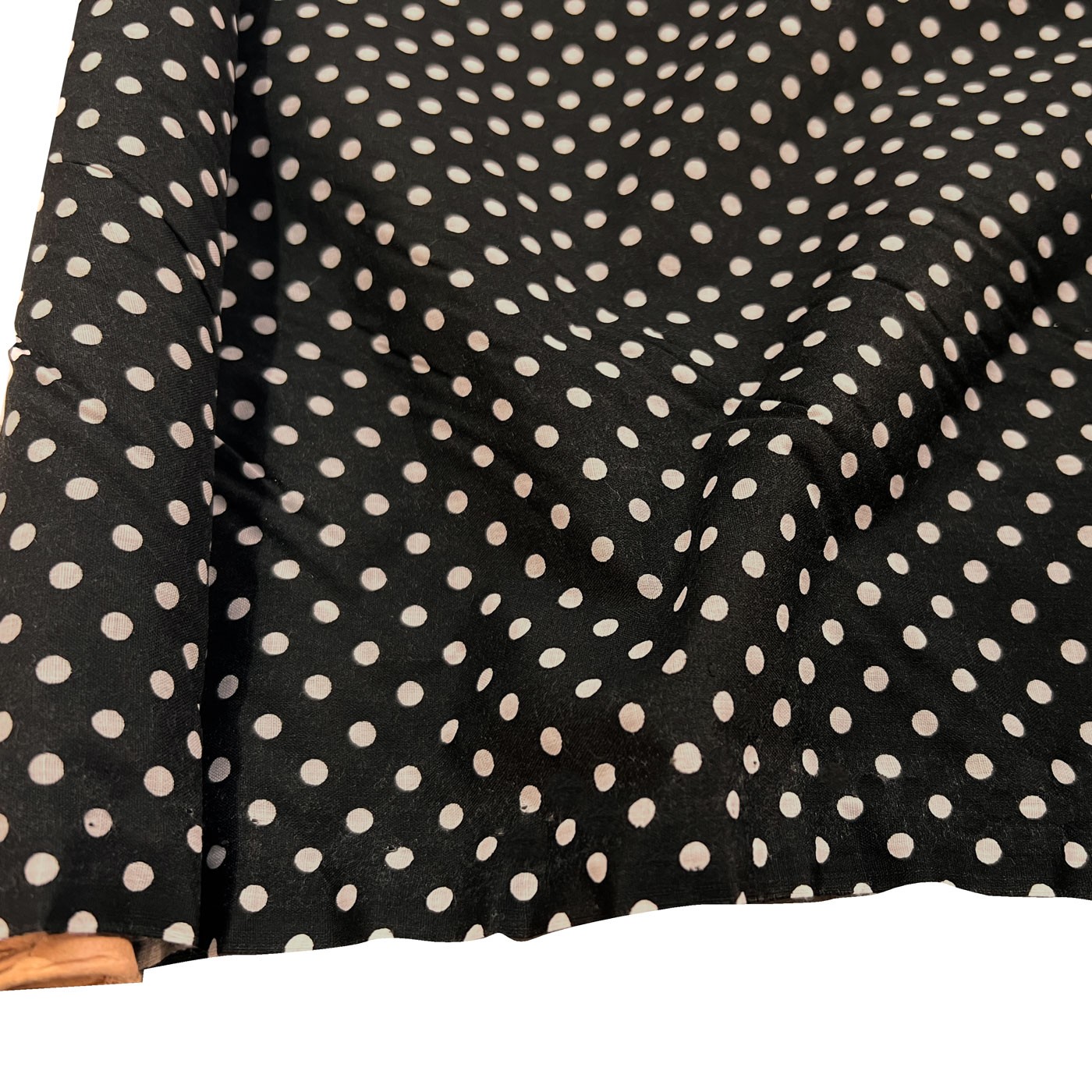 Tissu Chiffon à Pois Mauve Et Blanc HAAN - 150 Cm De Large, Pour Couture Et Créations
