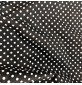 Polycotton Fabric Polka Dots Black 2