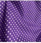 Polycotton Fabric Polka Dots Purple 2
