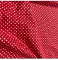 Polycotton Fabric Polka Dots Red2