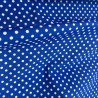 Polycotton Fabric Polka Dots Royal2