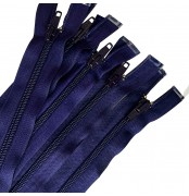  Pack Of 5 Purple Nylon Zips (Open end) 