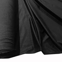 Stretch Suede Fabric Black1
