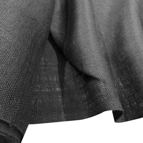 Fire Retardant Hessian Fabric 170cm Charcoal