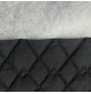 Quilted Fabric Polycotton Double Diamond Black2