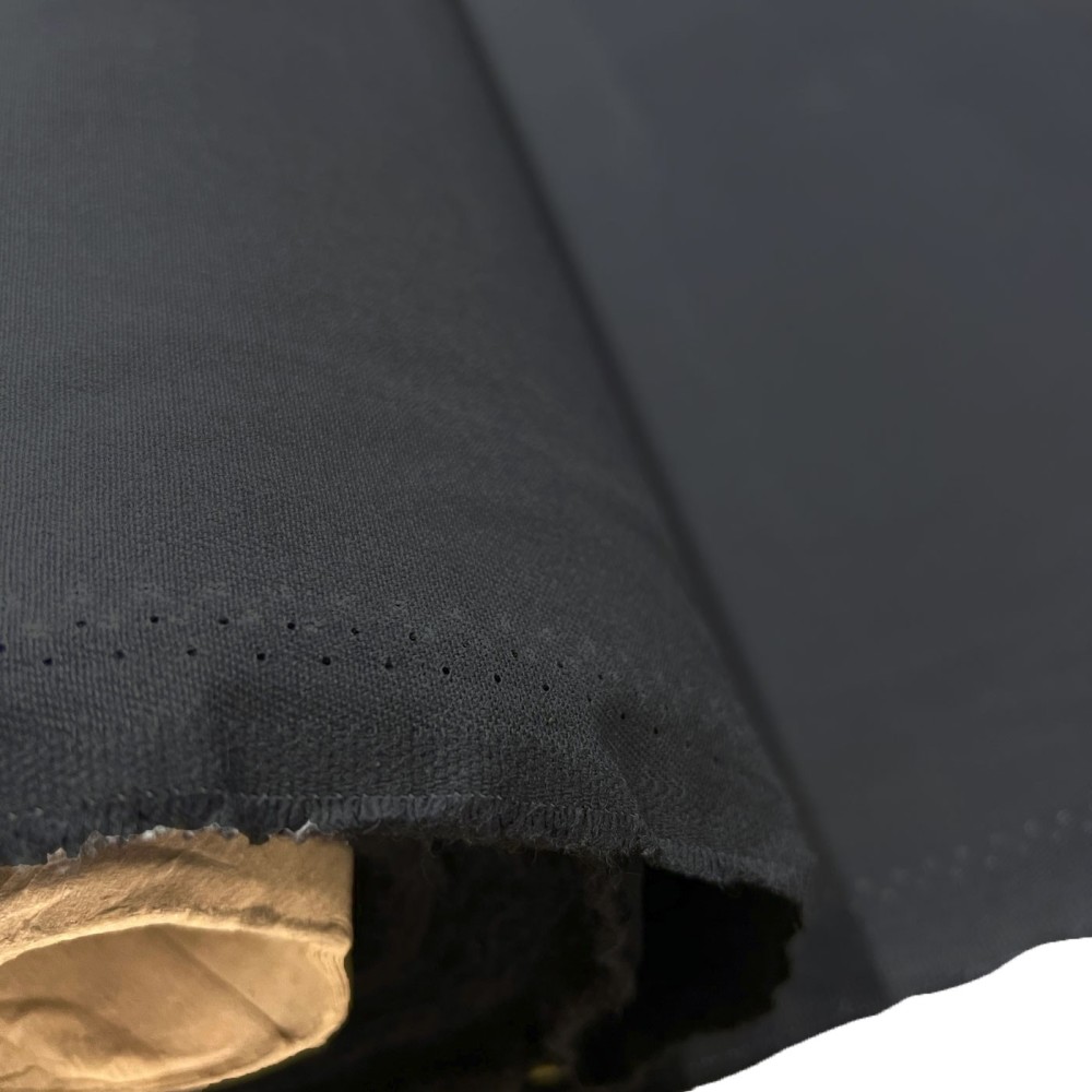 Clearance Midnight Blue Dry Waxed Fabric EU Fabrics