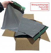 Strong Plastic Mailing  Bags (500 per pack) Seconds Quality