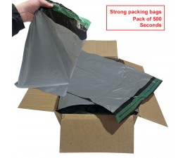 Strong Plastic Mailing  Bags (500 per pack) Seconds Quality