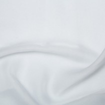 Crepe Chiffon Fabric White