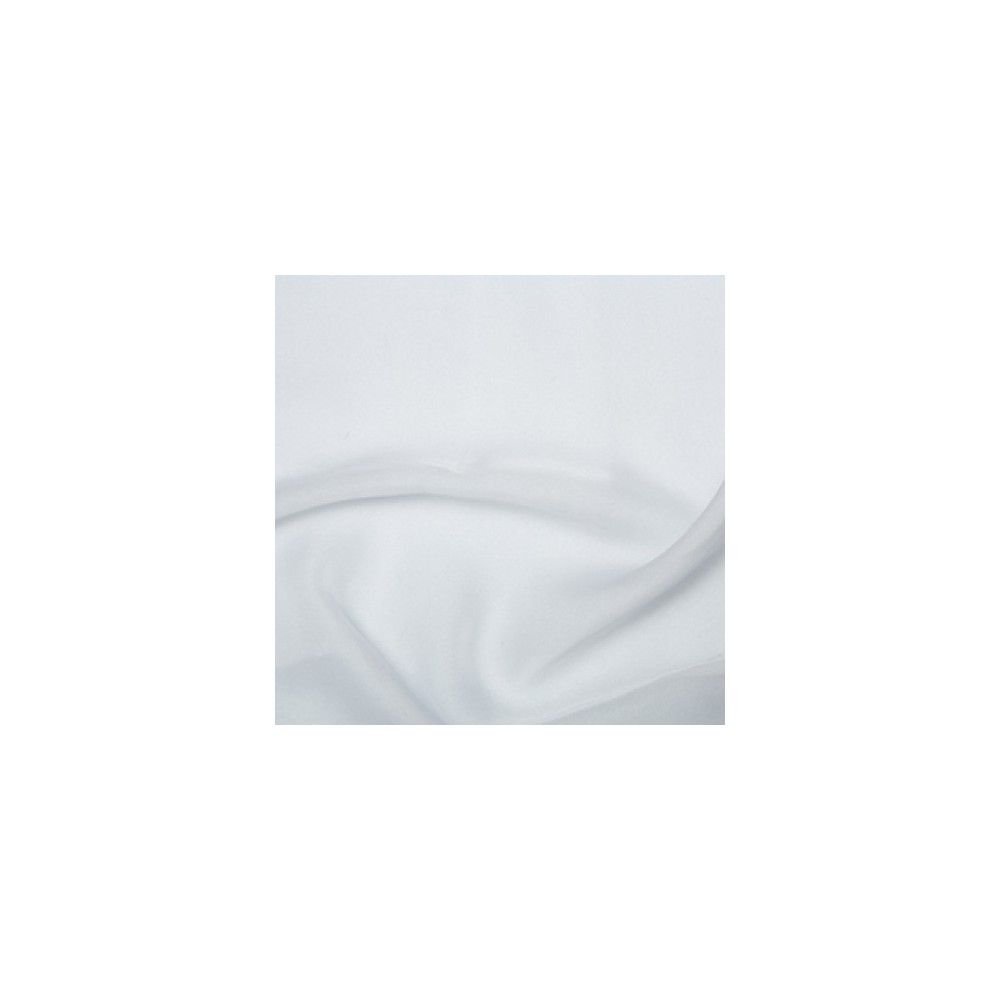 Crepe Chiffon Fabric White