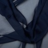 Crepe Chiffon Fabric Navy