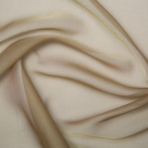 Crepe Chiffon Fabric Taupe