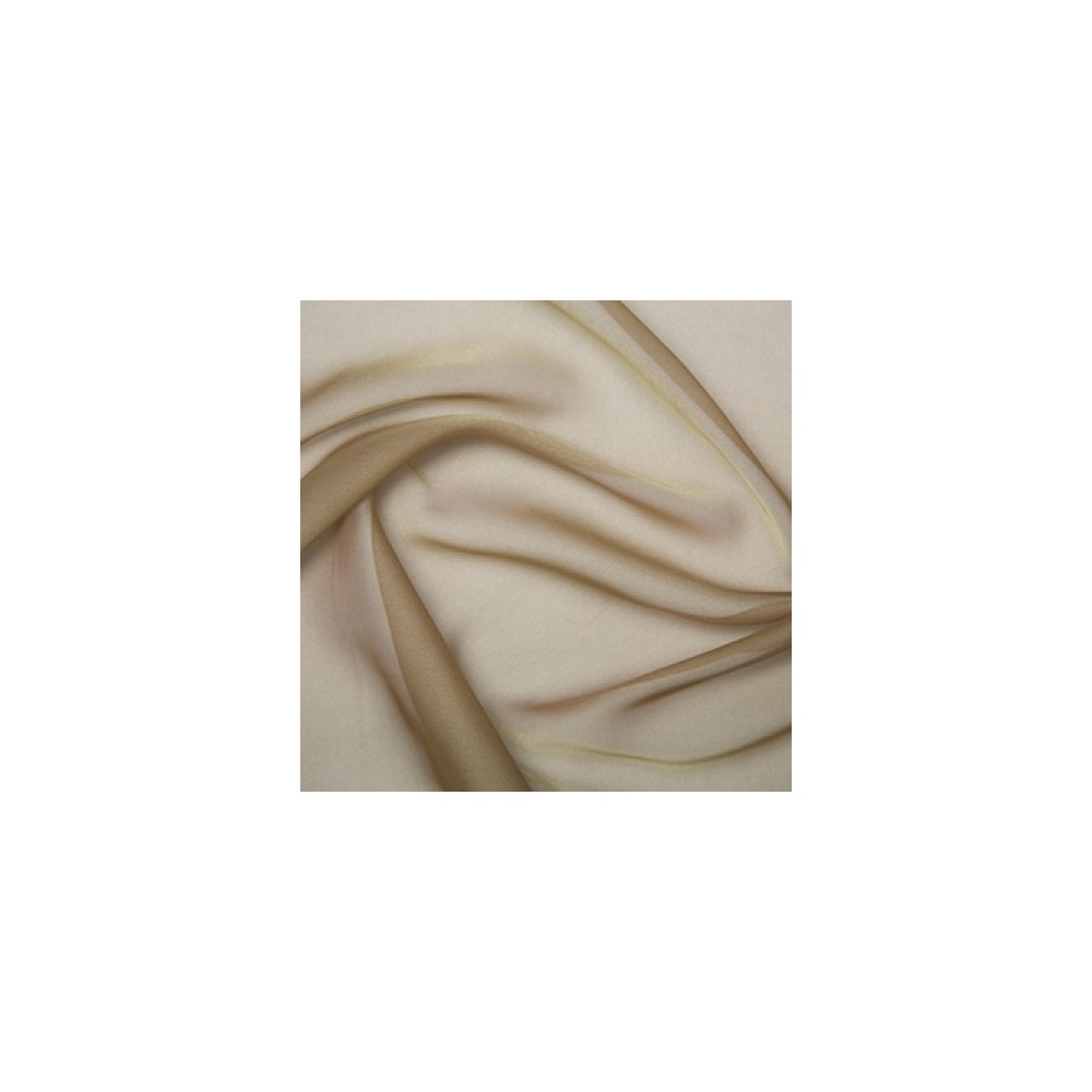 Crepe Chiffon Fabric Taupe