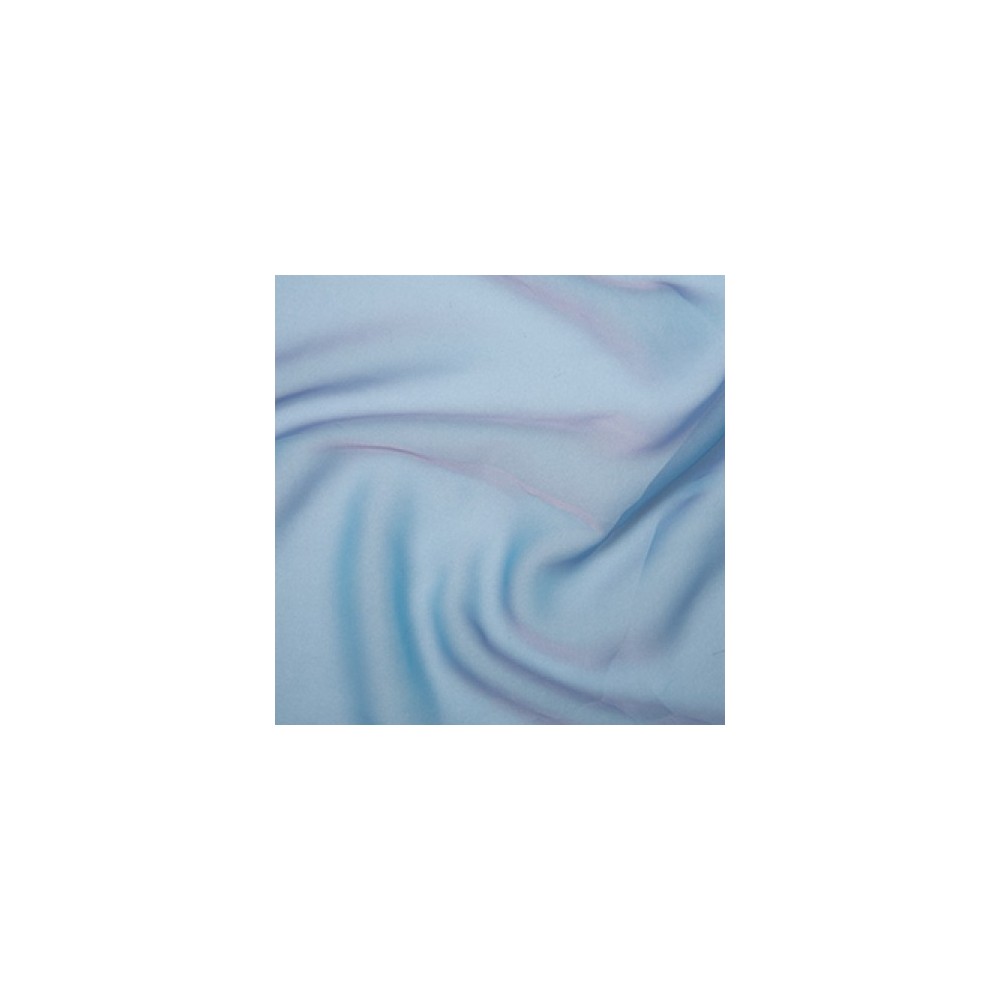 Crepe Chiffon Fabric Sky Blue