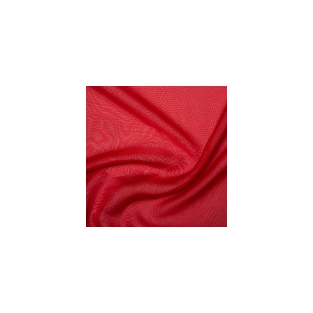 Crepe Chiffon Fabric Red