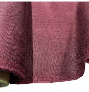 Clearance Upholstery Small Weave 3 Metre Roll Burgundy 1