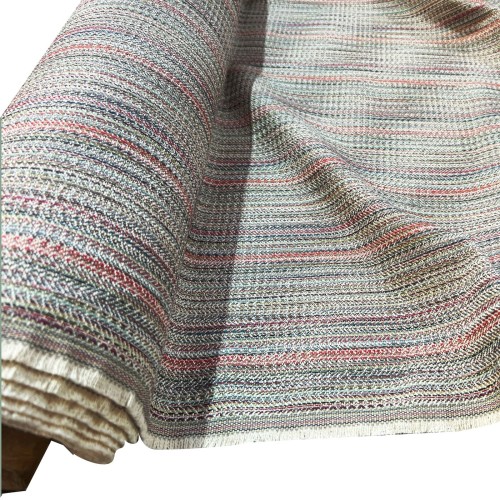 Clearance Upholstery Mahjong Rainbow Stripe 8 Metre Roll