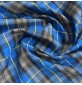 Viscose Tartan Fabric Royal Blue3