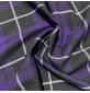 Viscose Tartan Fabric Purple2
