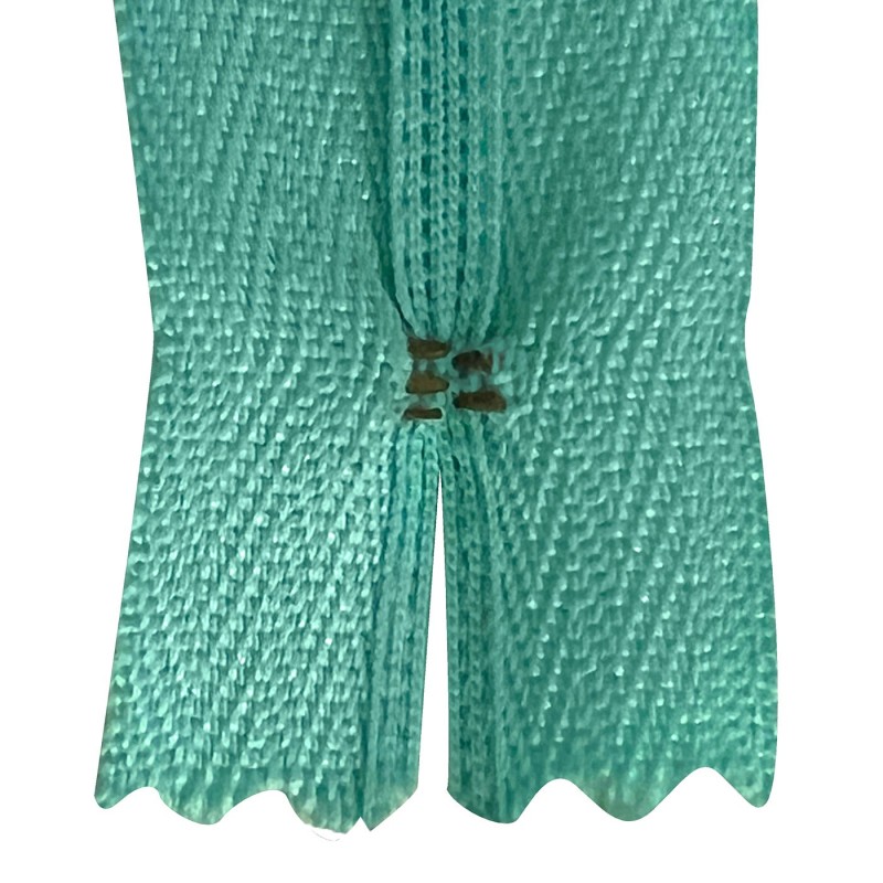 Pack Of 5 Mint Green Nylon Zips 17.3" / 44cm Closed End Mint3