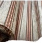 Clearance Striped Upholstery Peach and Grey Stripe1