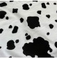 Animal Prints Polycotton Fabric Black Cow3