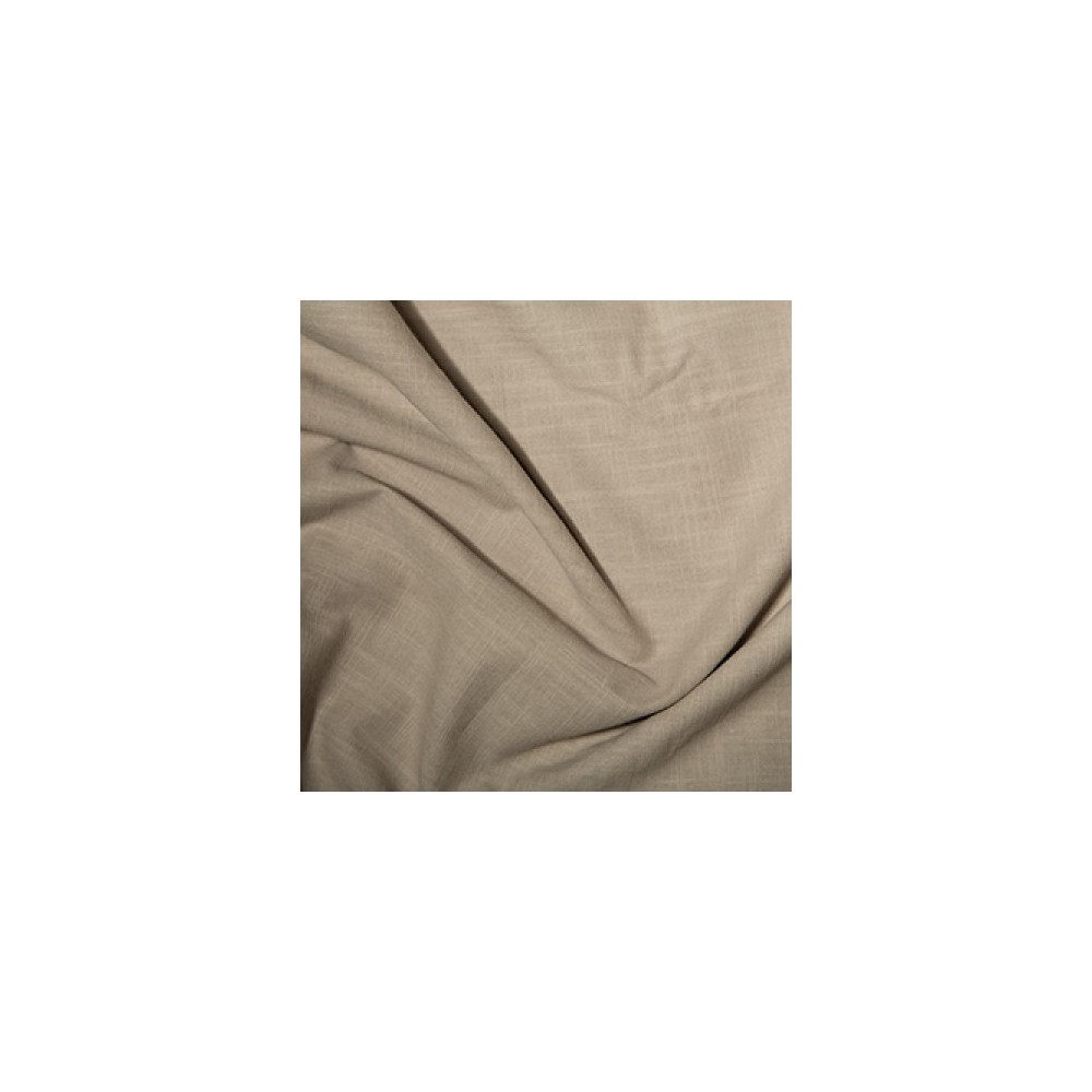 Washed Linen-Look Cotton Beige